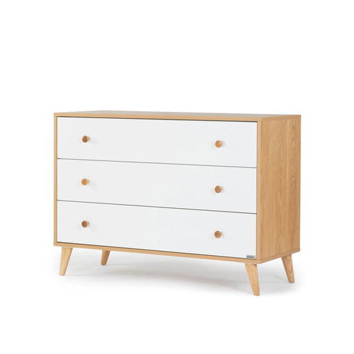 DADADA AUSTIN 3-DRAWER DRESSER . WHITE RED OAK FURNITURE DADADA