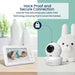 Babysense HD S2: Video Baby Monitor with 2 Cameras, Non Wifi, Split Screen & Night Light Machine Video Monitor Babysense