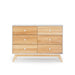 DADADA MERRY 6-DRAWER DRESSER, WHITE/NATURAL FURNITURE DADADA