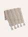 Boho Hand-Knitted Baby Blanket