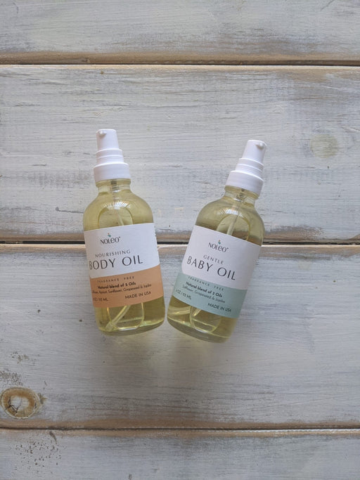 NOLEO BODY + BABY OILS (4oz + 4oz) M4A