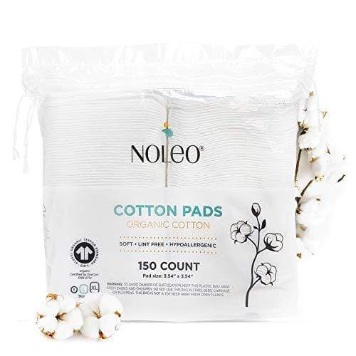 NOLEO Organic Cotton Pads - Large 3.54"x3.54" M4A