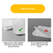 NOLEO Organic Cotton Pads - Large 3.54"x3.54" M4A