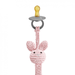 PACIFIER CLIP MAM BUNNY DUSTY PINK