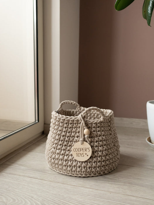 Pet Toys Basket Personalizable Recycled Pet Bed Anzy Home