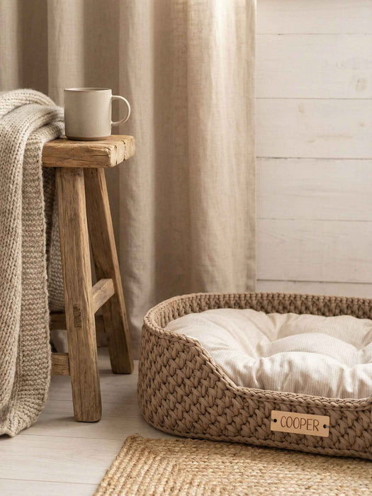 Personalized Cotton Pet Bed