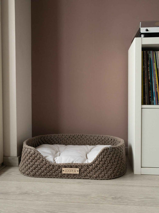 Personalized Recycled Cotton Pet Bed