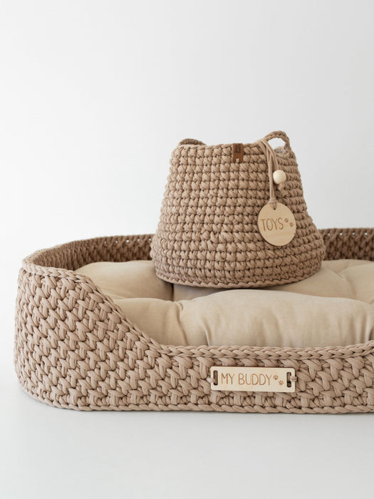 Personalized Cotton Pet Bed Pet Bed Anzy Home