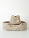 Personalized Cotton Pet Bed Ecru Pet Bed + Toy Basket Pet Bed Anzy Home