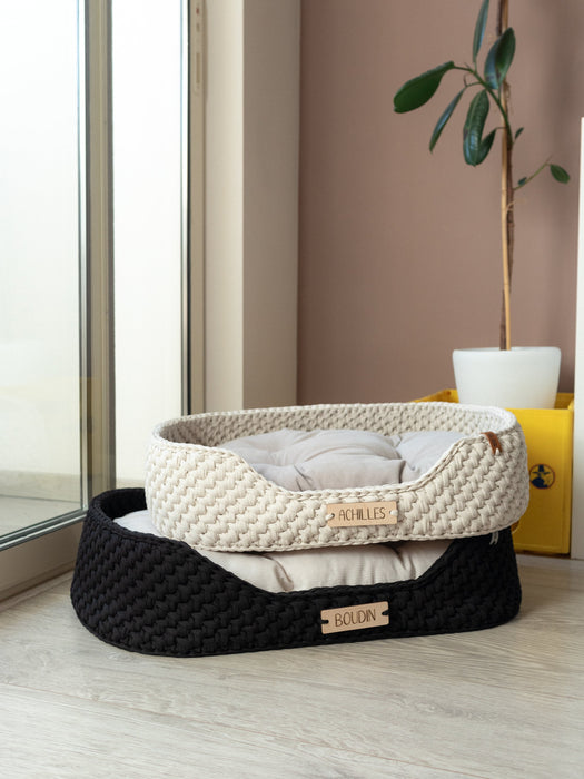 Personalized Cotton Pet Bed Pet Bed Anzy Home