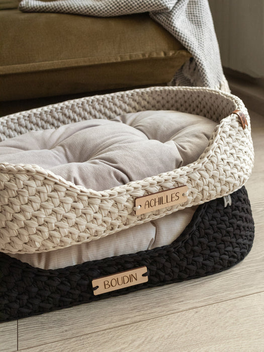 Personalized Cotton Pet Bed Pet Bed Anzy Home