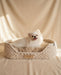 Personalized Recycled Cotton Pet Bed Natural Cord Pet Bed Anzy Home