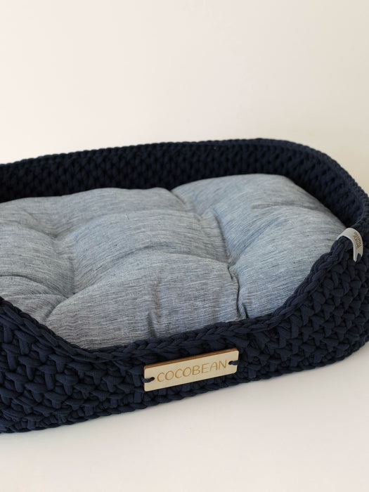 Pet Bed S Navy Blue | US Stock Pet Bed Anzy Home