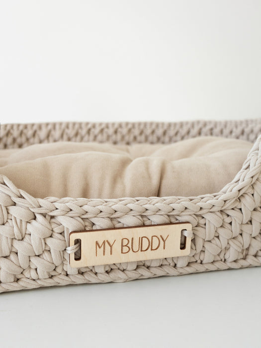 Personalized Cotton Pet Bed Pet Bed Anzy Home