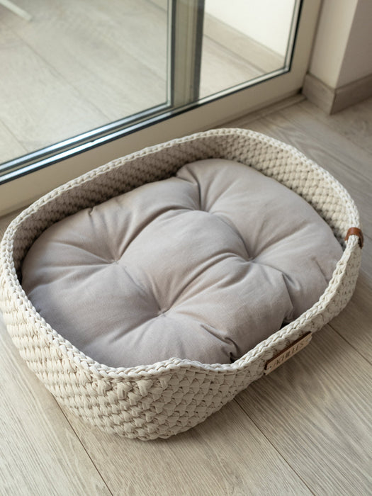 Personalized Cotton Pet Bed Pet Bed Anzy Home