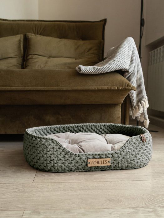 Personalized Cotton Pet Bed Pet Bed Anzy Home