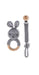 PRETTY LITTLE BASICS CROCHET RATTLE AND PACIFIER CLIP SET
