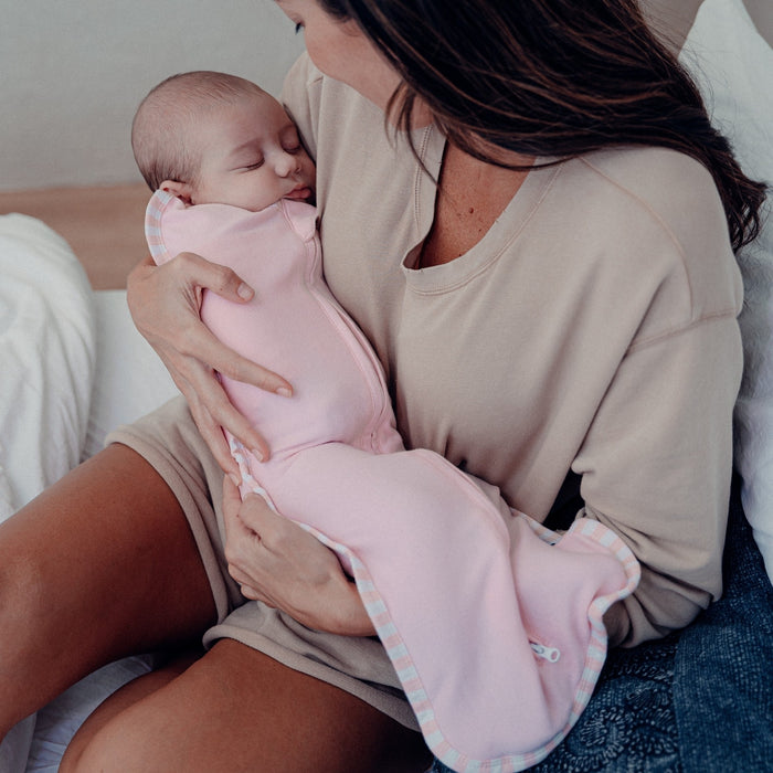 Easy Zipper Swaddle Blankets by Comfy Cubs - Pink Swaddles Comfy Cubs