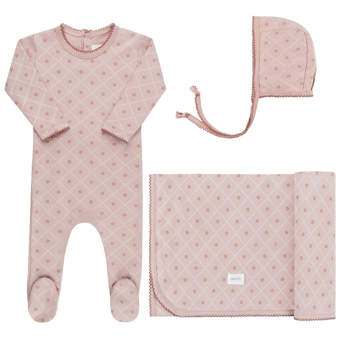 AURORA DIAMOND PRINT COLLECTION - TAKE ME HOME SET PINK CLOTHING AURORA