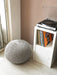 Nursery Pouf Classic Light grey Pouf Anzy Home
