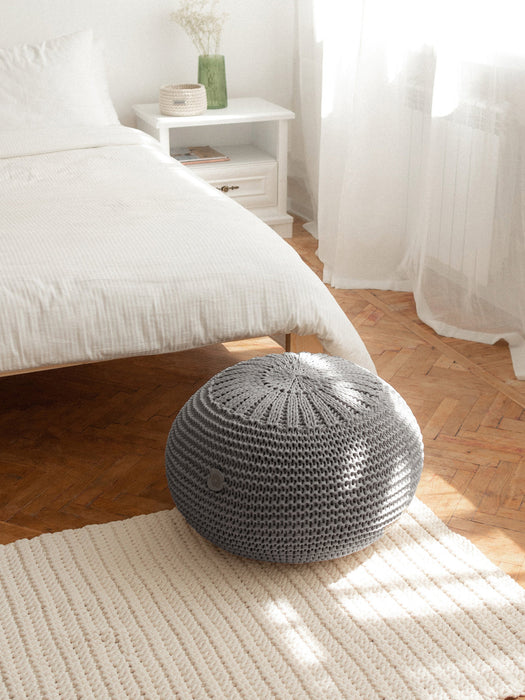 Pouf Fusion Light grey Pouf Anzy Home