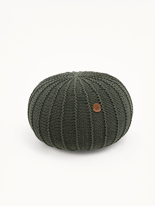 Pouf Ribs Khaki Pouf Anzy Home