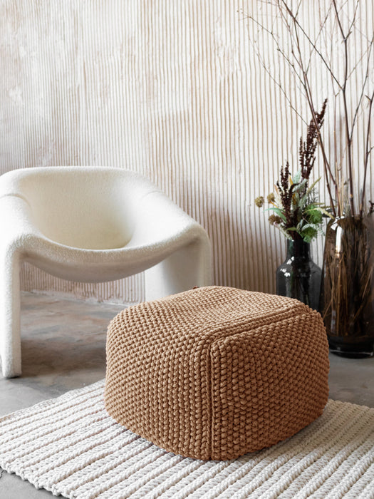 Pouf Square Recycled Pouf Anzy Home