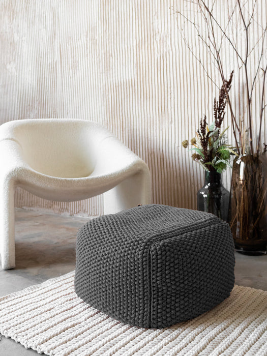 Pouf Square Recycled Pouf Anzy Home