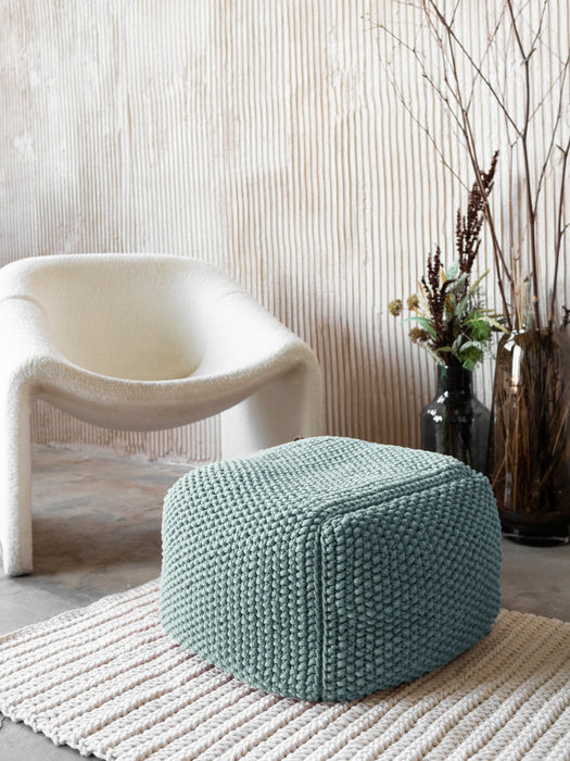 Pouf Square Recycled Pouf Anzy Home