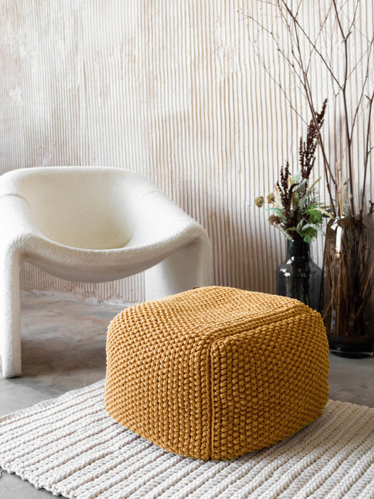 Pouf Square Recycled Pouf Anzy Home