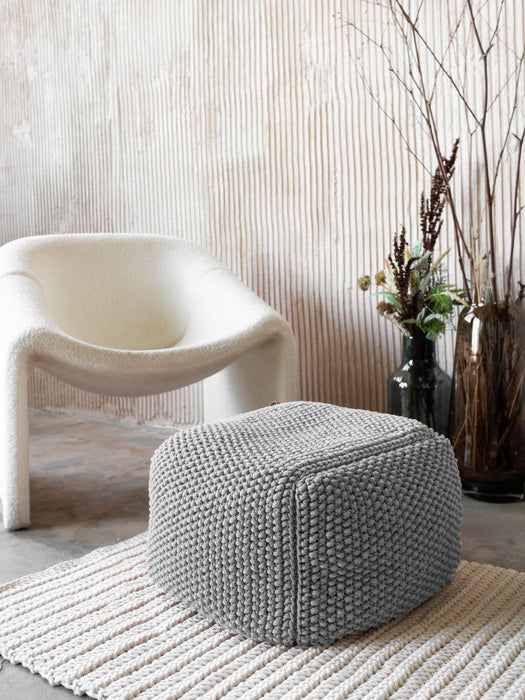 Pouf Square Recycled Pouf Anzy Home