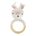 RATTLE TEETHER DEER BEIGE