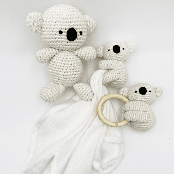 RATTLE TEETHER KOALA CREAM