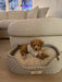 Personalized Recycled Cotton Pet Bed Beige Cord Pet Bed Anzy Home