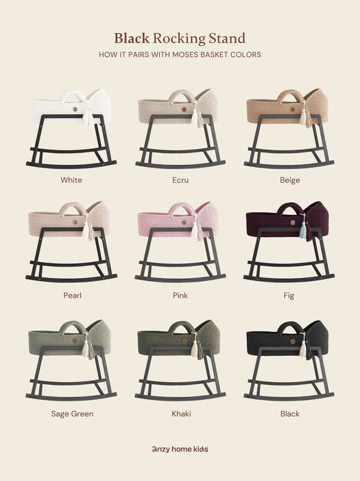 Rocking Stand for XL Baby Moses Basket Rocking stands Anzy Home