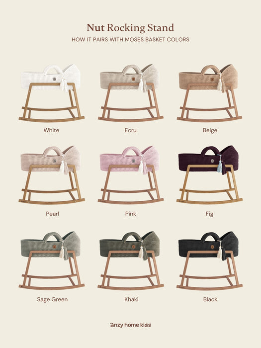Rocking Stand for Standard Baby Moses Basket Rocking stands Anzy Home
