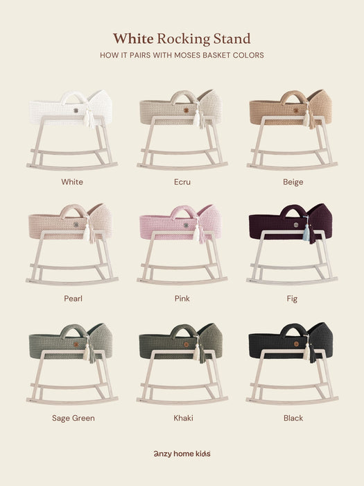 Rocking Stand for Standard Baby Moses Basket Rocking stands Anzy Home
