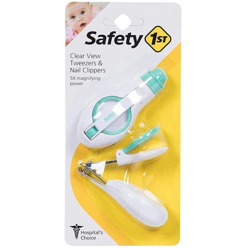 SAFETY 1ST CLEAR VIEW TWEEZERS & NAIL CLIPPER SET