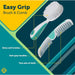 SAFETY 1ST EASY GRIP BRUSH & COMB SET - WHITE SAFTY SAFETY 1ST