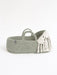 Doll Moses Basket Macrame Hood w/Rocking Stand Sage green Dolls, Playsets & Toy Figures Anzy Home