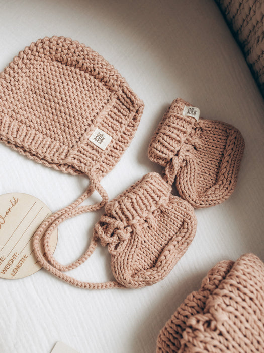 Bonnet & Booties Set Boho Baby & Toddler Anzy Home