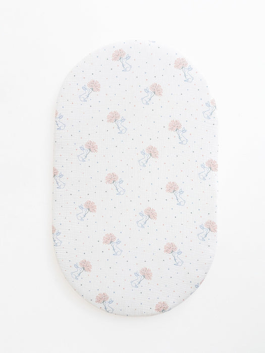 Muslin Mattress Fitted Sheets Rabbits One Size Bassinet & Cradle Accessories Anzy Home