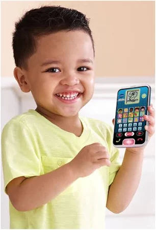 VTECH CALL AND CHAT LEARNING PHONE, PRETEND PLAY TOY PHONE FOR TODDLERS