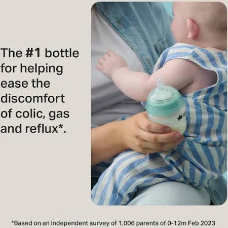 TOMMEE TIPPEE ADVANCED ANTI-COLIC BABY BOTTLE BREAST-LIKE NIPPLE - 1PK BABY BOTTLE TOMMEE TIPPEE