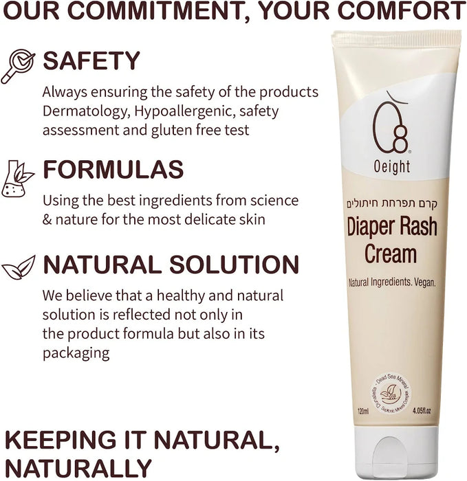 OEIGHT DIAPER RASH CREAM 4.05OZ