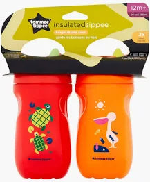 TOMMEE TIPPEE 9OZ INSULATED SIPPY CUP - 2PK BABY BOTTLE TOMMEE TIPPEE