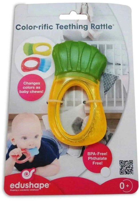 EDUSHAPE COLOR-RIFIC TEETHING RATTLE