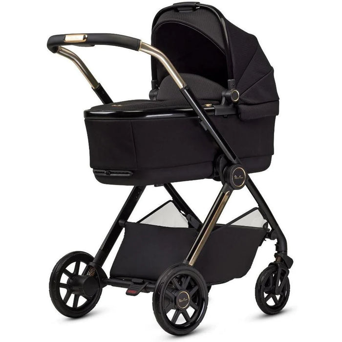 SILVER CROSS REEF 2 FOLDING BASSINET STROLLER SILVER CROSS