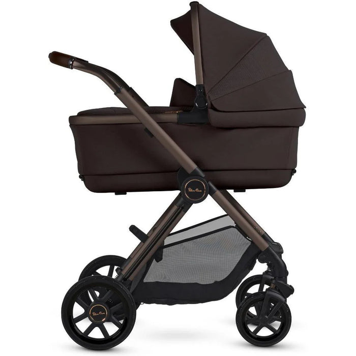 SILVER CROSS REEF 2 FOLDING BASSINET STROLLER SILVER CROSS