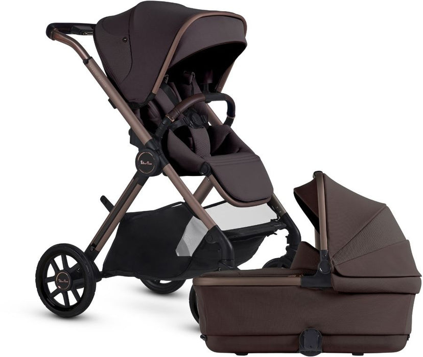 SILVER CROSS REEF 2 STROLLER + FOLDING BASSINET